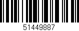 Código de barras (EAN, GTIN, SKU, ISBN): '51449887'