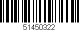 Código de barras (EAN, GTIN, SKU, ISBN): '51450322'