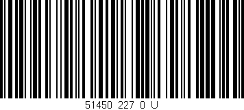 Código de barras (EAN, GTIN, SKU, ISBN): '51450_227_0_U'