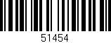 Código de barras (EAN, GTIN, SKU, ISBN): '51454'