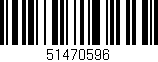 Código de barras (EAN, GTIN, SKU, ISBN): '51470596'