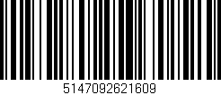 Código de barras (EAN, GTIN, SKU, ISBN): '5147092621609'