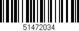 Código de barras (EAN, GTIN, SKU, ISBN): '51472034'