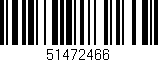 Código de barras (EAN, GTIN, SKU, ISBN): '51472466'