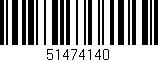 Código de barras (EAN, GTIN, SKU, ISBN): '51474140'