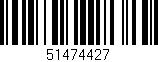 Código de barras (EAN, GTIN, SKU, ISBN): '51474427'