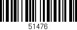Código de barras (EAN, GTIN, SKU, ISBN): '51476'