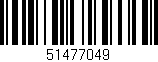 Código de barras (EAN, GTIN, SKU, ISBN): '51477049'