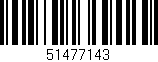 Código de barras (EAN, GTIN, SKU, ISBN): '51477143'