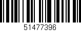 Código de barras (EAN, GTIN, SKU, ISBN): '51477396'