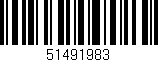 Código de barras (EAN, GTIN, SKU, ISBN): '51491983'