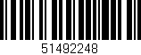 Código de barras (EAN, GTIN, SKU, ISBN): '51492248'