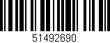 Código de barras (EAN, GTIN, SKU, ISBN): '51492690'