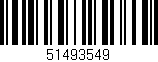 Código de barras (EAN, GTIN, SKU, ISBN): '51493549'