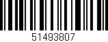 Código de barras (EAN, GTIN, SKU, ISBN): '51493807'
