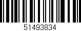 Código de barras (EAN, GTIN, SKU, ISBN): '51493834'