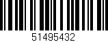 Código de barras (EAN, GTIN, SKU, ISBN): '51495432'