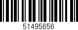 Código de barras (EAN, GTIN, SKU, ISBN): '51495656'