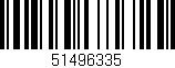Código de barras (EAN, GTIN, SKU, ISBN): '51496335'