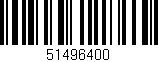 Código de barras (EAN, GTIN, SKU, ISBN): '51496400'