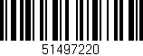 Código de barras (EAN, GTIN, SKU, ISBN): '51497220'