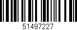 Código de barras (EAN, GTIN, SKU, ISBN): '51497227'