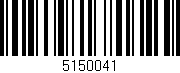 Código de barras (EAN, GTIN, SKU, ISBN): '5150041'