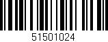 Código de barras (EAN, GTIN, SKU, ISBN): '51501024'