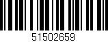 Código de barras (EAN, GTIN, SKU, ISBN): '51502659'