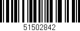 Código de barras (EAN, GTIN, SKU, ISBN): '51502842'