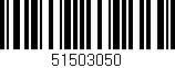 Código de barras (EAN, GTIN, SKU, ISBN): '51503050'