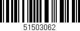 Código de barras (EAN, GTIN, SKU, ISBN): '51503062'
