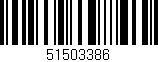 Código de barras (EAN, GTIN, SKU, ISBN): '51503386'