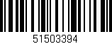 Código de barras (EAN, GTIN, SKU, ISBN): '51503394'