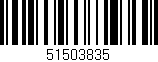 Código de barras (EAN, GTIN, SKU, ISBN): '51503835'