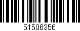 Código de barras (EAN, GTIN, SKU, ISBN): '51506356'