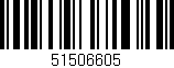 Código de barras (EAN, GTIN, SKU, ISBN): '51506605'