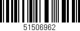 Código de barras (EAN, GTIN, SKU, ISBN): '51506962'