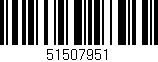 Código de barras (EAN, GTIN, SKU, ISBN): '51507951'