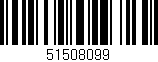 Código de barras (EAN, GTIN, SKU, ISBN): '51508099'
