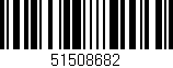 Código de barras (EAN, GTIN, SKU, ISBN): '51508682'