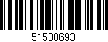 Código de barras (EAN, GTIN, SKU, ISBN): '51508693'