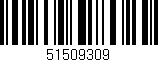 Código de barras (EAN, GTIN, SKU, ISBN): '51509309'