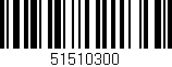 Código de barras (EAN, GTIN, SKU, ISBN): '51510300'
