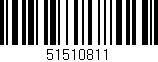 Código de barras (EAN, GTIN, SKU, ISBN): '51510811'