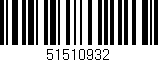 Código de barras (EAN, GTIN, SKU, ISBN): '51510932'