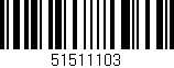 Código de barras (EAN, GTIN, SKU, ISBN): '51511103'
