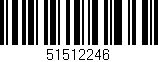Código de barras (EAN, GTIN, SKU, ISBN): '51512246'