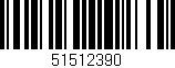 Código de barras (EAN, GTIN, SKU, ISBN): '51512390'
