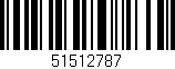 Código de barras (EAN, GTIN, SKU, ISBN): '51512787'